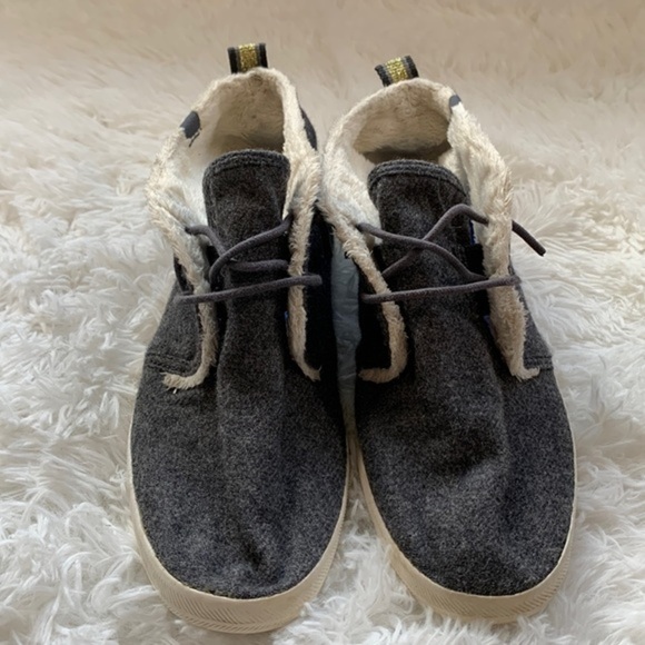 Keds Grey & White Slip-On Soft Sneakers - Picture 2 of 10